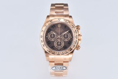 C Factory Rolex Cosmograph Daytona Swiss 4130 Watches - Rose Gold Case
